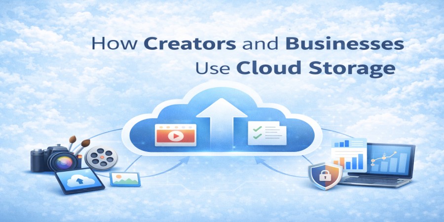How Creators and Businesses Use Cloud Storage