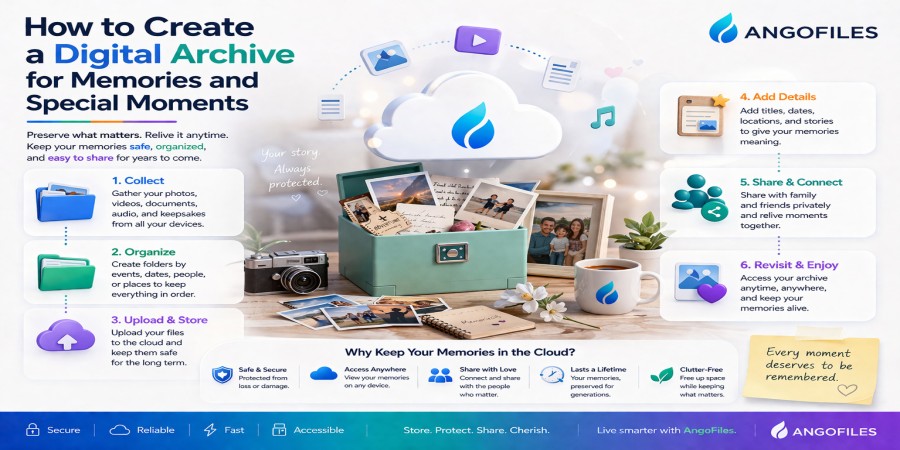 How to Create a Digital Archive for Memories and Special Moments