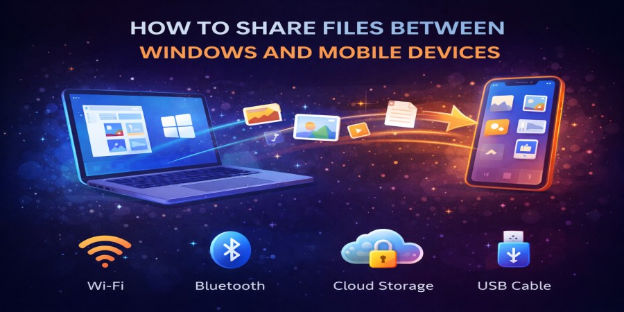 How to Share Files Between Windows and Mobile Devices