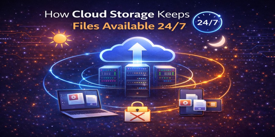 How Cloud Storage Keeps Files Available 24/7