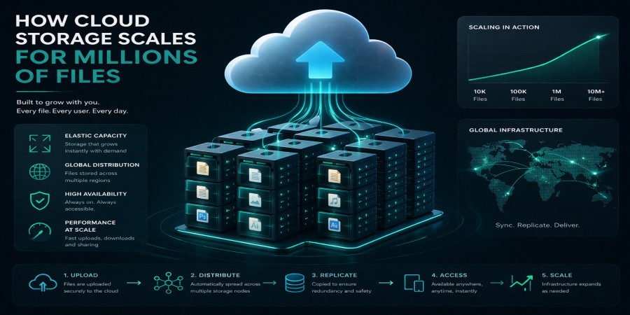 How Cloud Storage Scales for Millions of Files