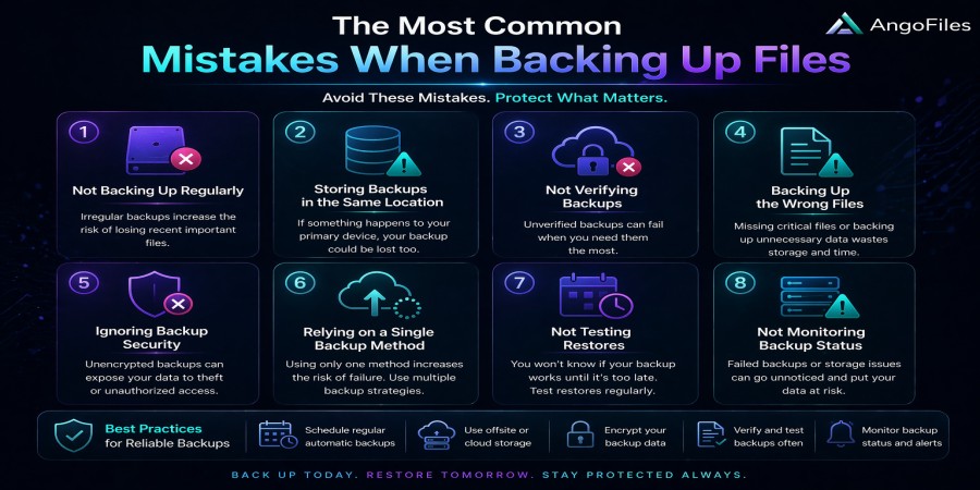 The Most Common Mistakes When Backing Up Files