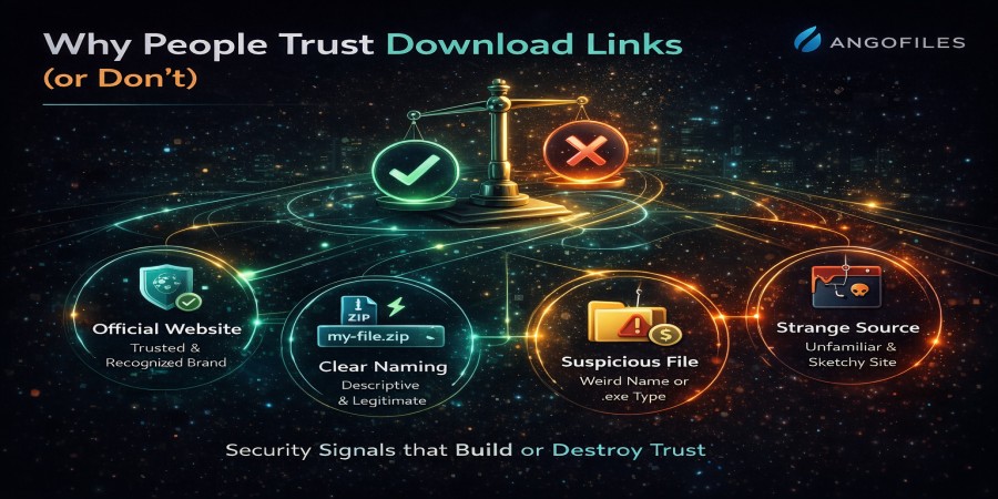 Why People Trust Download Links (or Don’t)