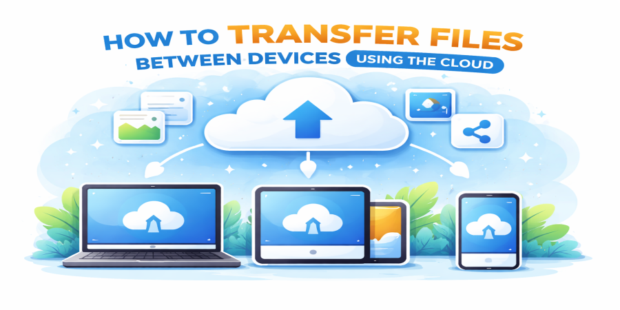 How to Transfer Files Between Devices Using the Cloud