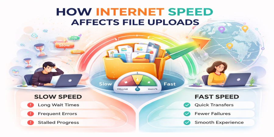 How Internet Speed Affects File Uploads
