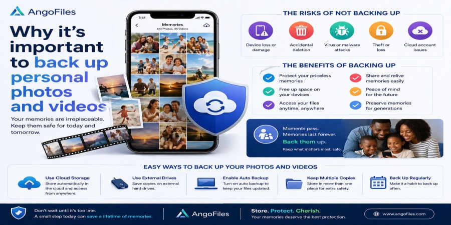 Why It Is Important to Back Up Personal Photos and Videos